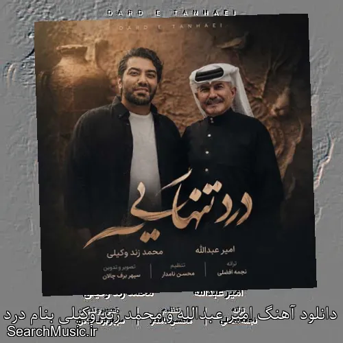 دانلود آهنگ امیر عبدالله و محمد زند وکیلی بنام درد تنهایی با کیفیت اصلی و متن کامل